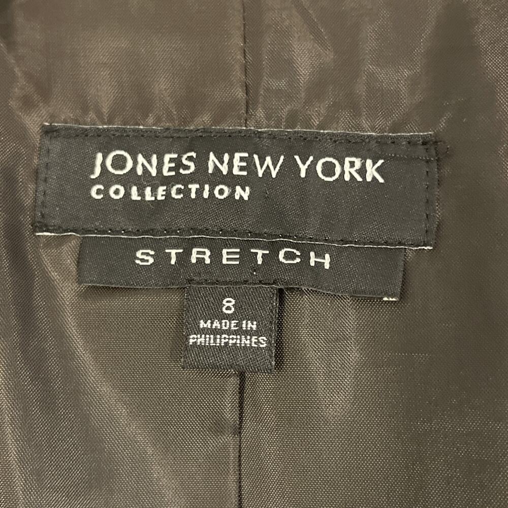 Jones New York Collection Woman Size 8 One Button Office Siren Clueless‎ Preppy - Picture 7 of 10